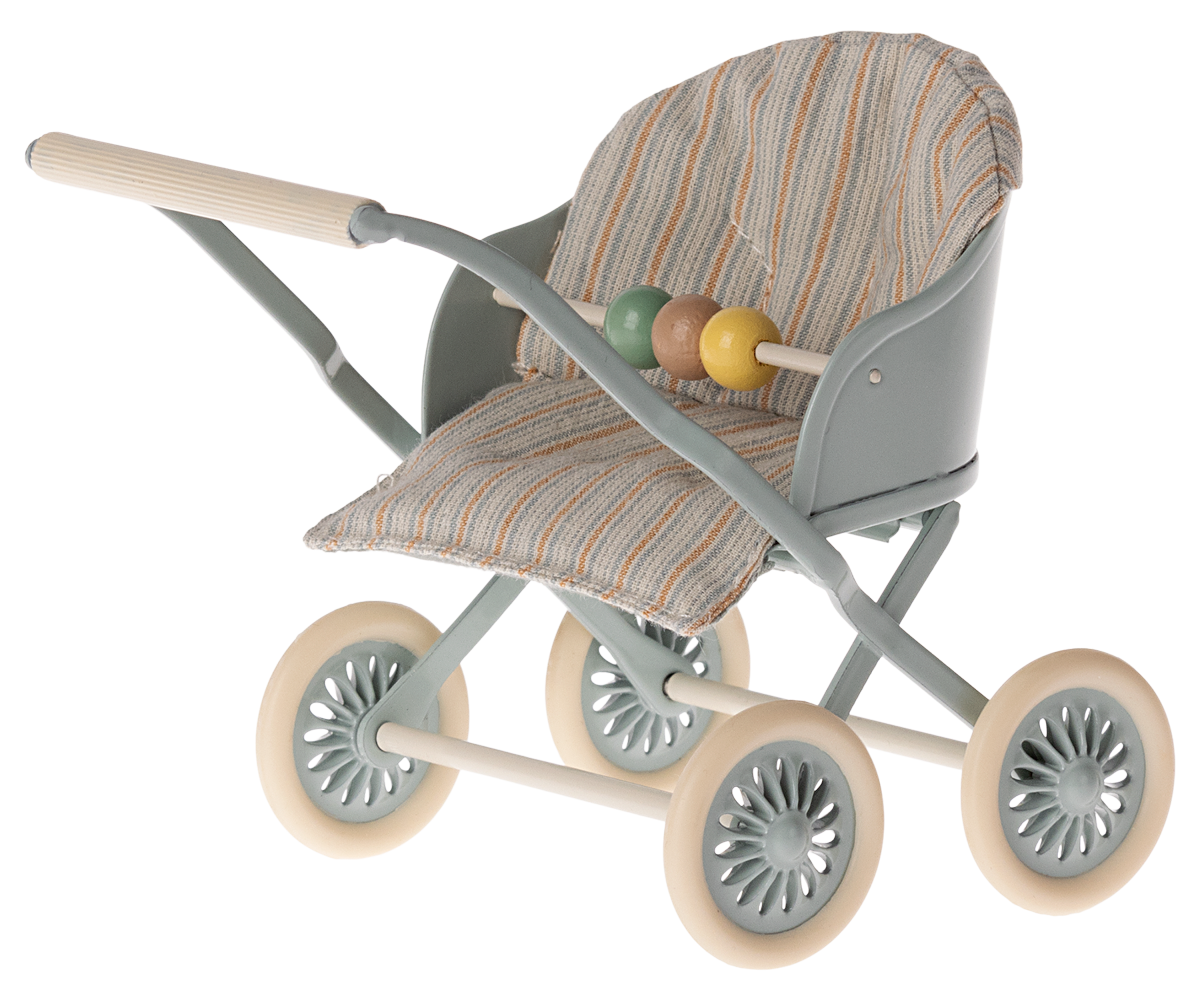 Kinderwagen Baby Blau Maileg EU