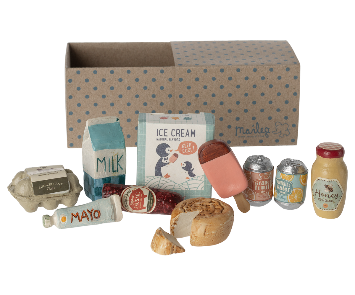 Miniature grocery box – Maileg EU