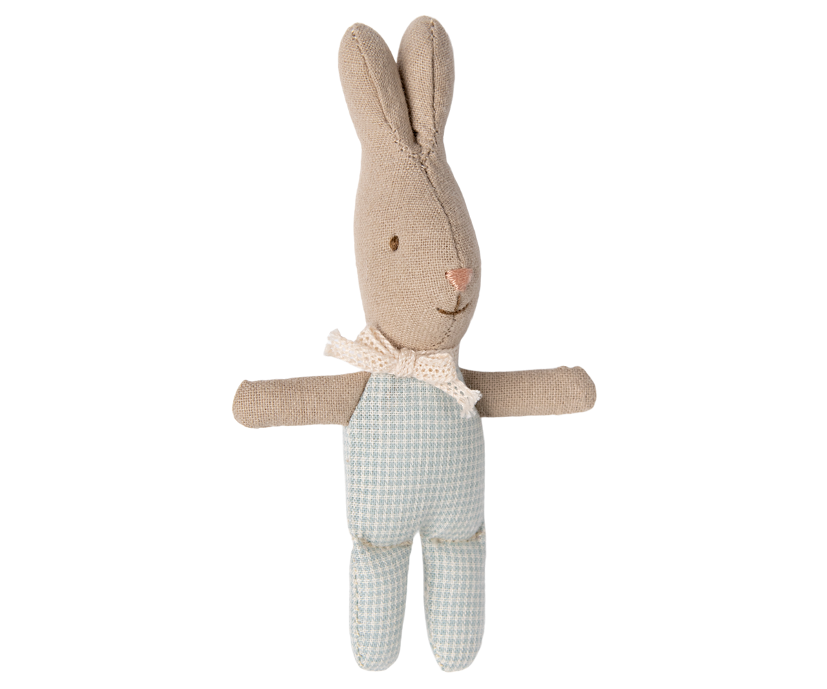 Rabbit, My - Light blue check – Maileg EU