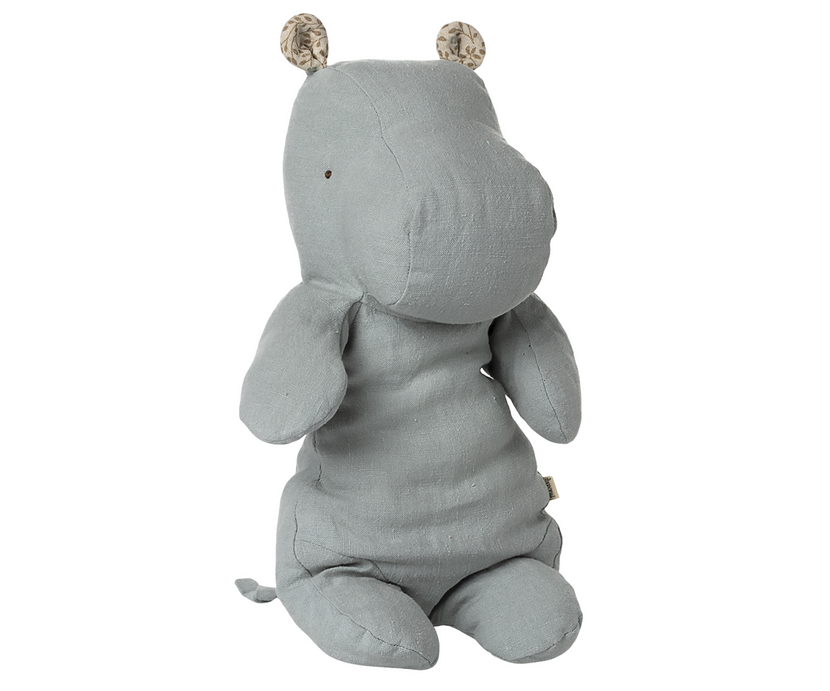 Safari friends, Hippo, Medium - Blue grey