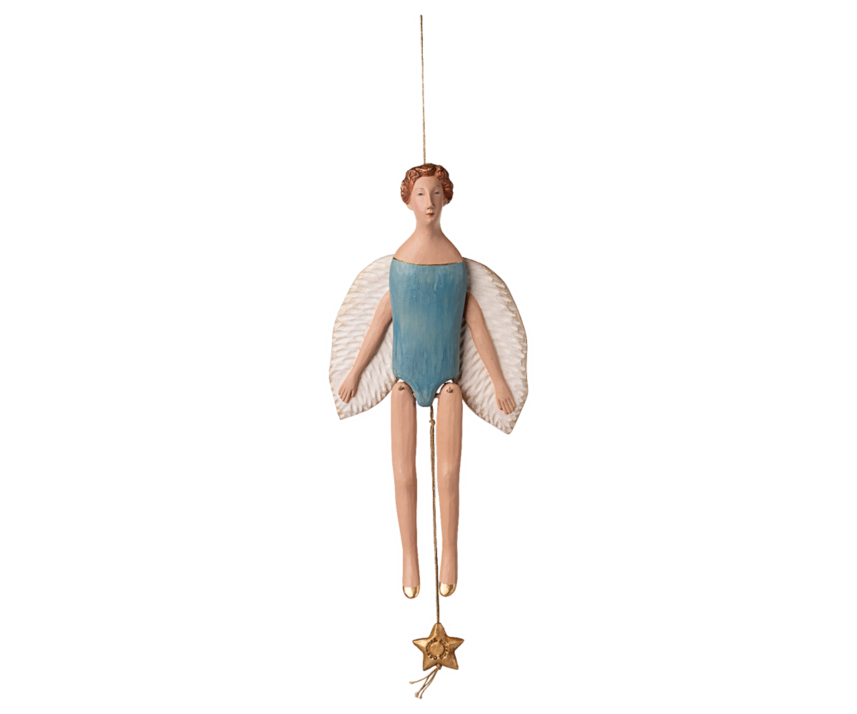 Angel jumping jack, Large - Dark mint – Maileg EU