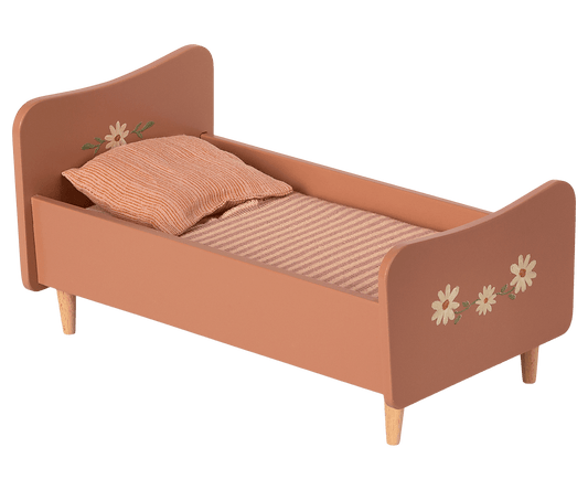 Holz Bett, Mini -Rose