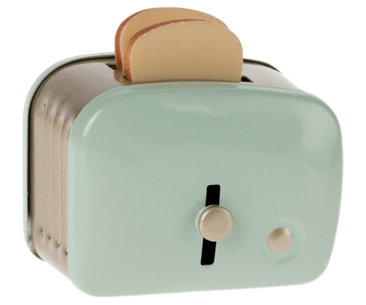 Miniatur Toaster & Brot -Minze