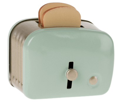 Miniature toaster with bread - Mint