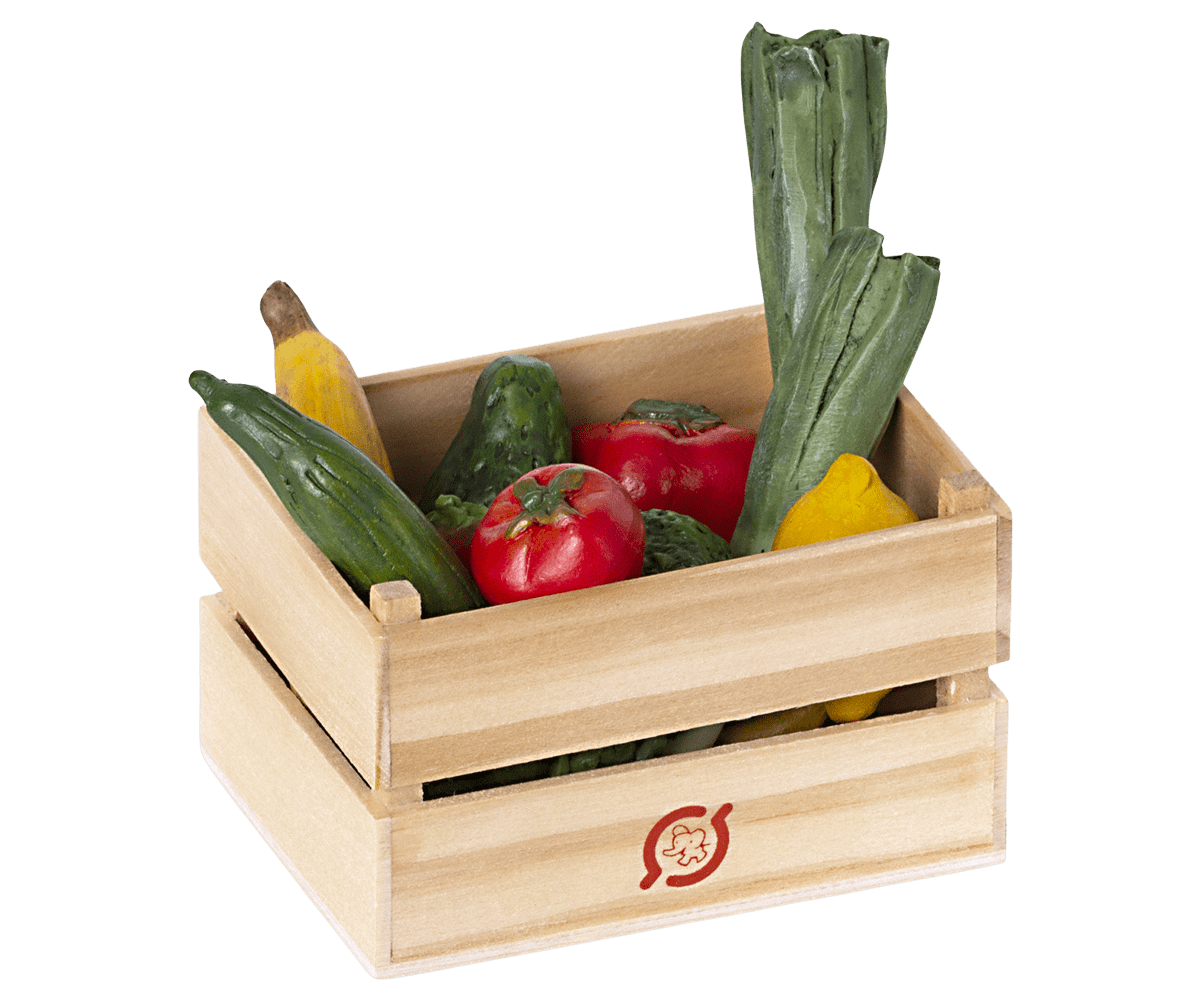 Miniature veggies and fruits