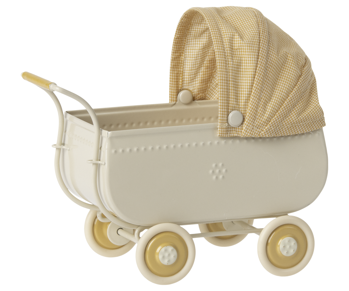 Micro Pram Pram, Micro - Yellow - Maileg EU