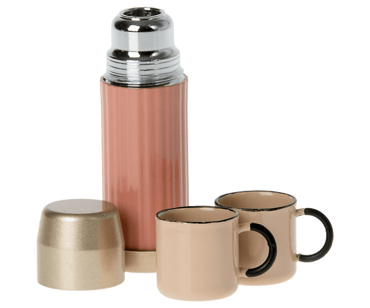 Thermos and cups - Soft coral