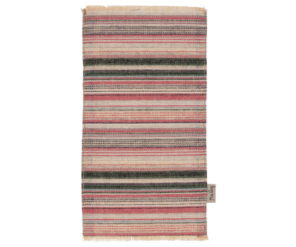 Miniature rug, striped
