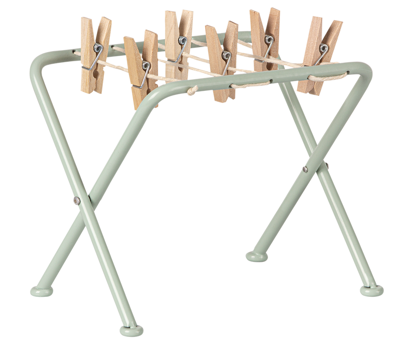 Maileg Drying Rack Miniature drying rack w. pegs - Maileg Germany