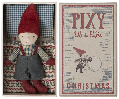 Pixy Elf in Streichholzschachtel