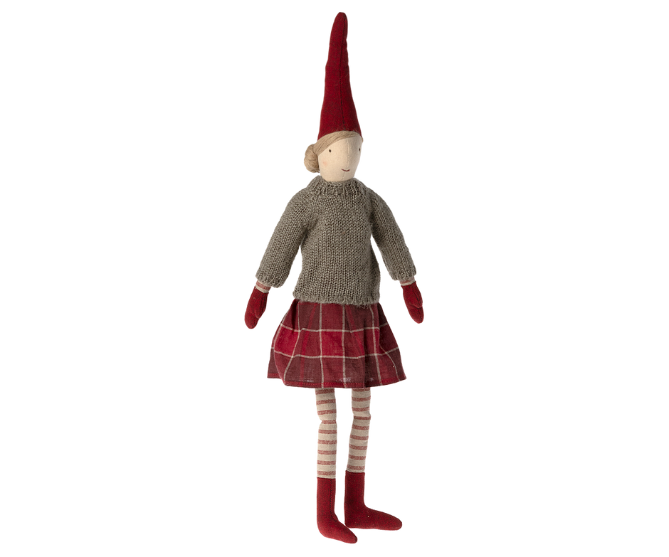 Maileg Pixy, Size 1 - Girl - Winter Mint Dress
