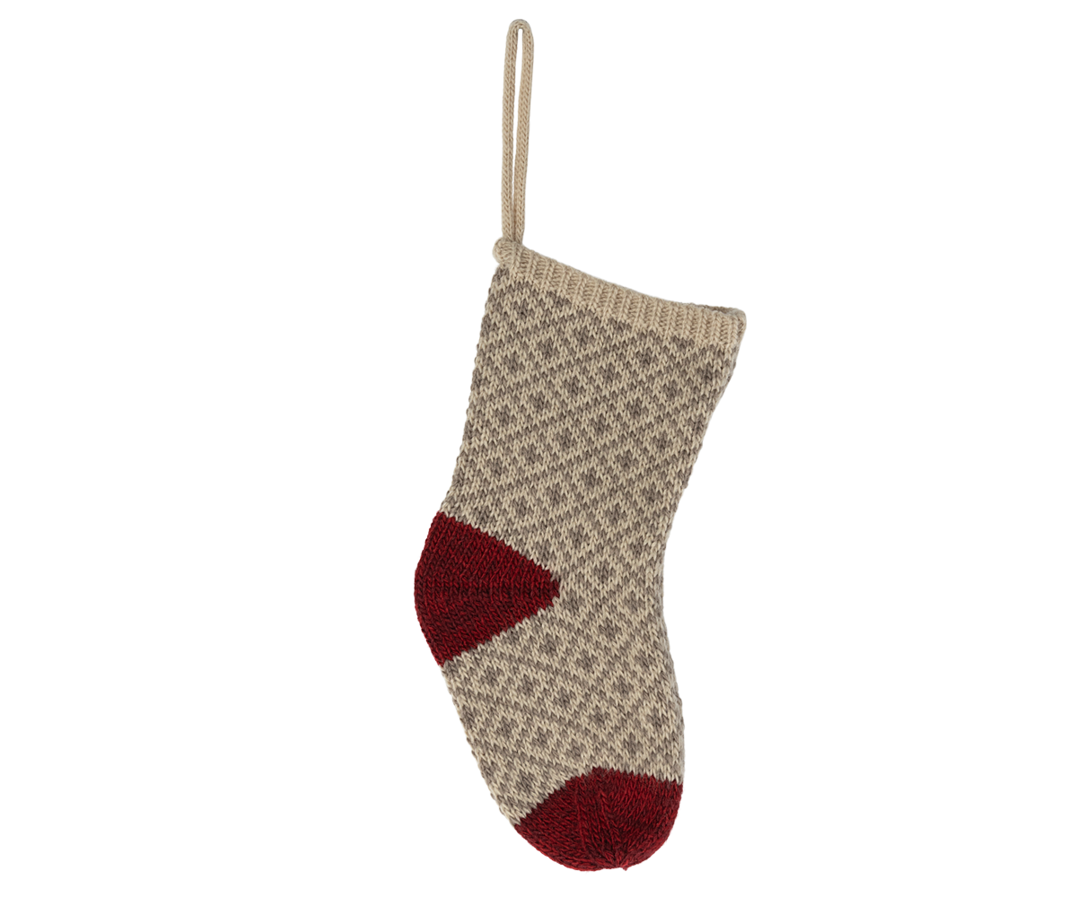 Christmas stocking - Soft grey