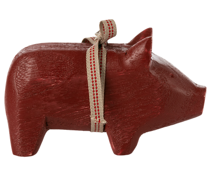 Pig, Small - Red