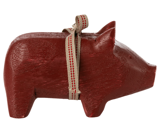 Pig, Small - Red