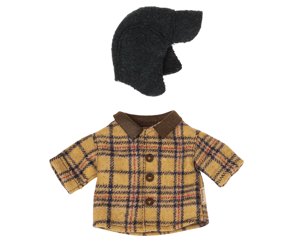Woodsman jacket and hat, Teddy dad