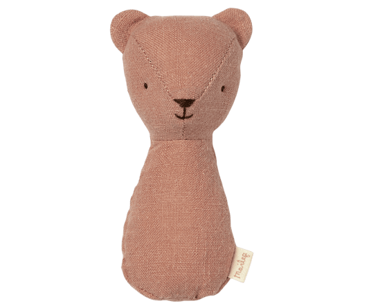 Teddy rattle - Old rose