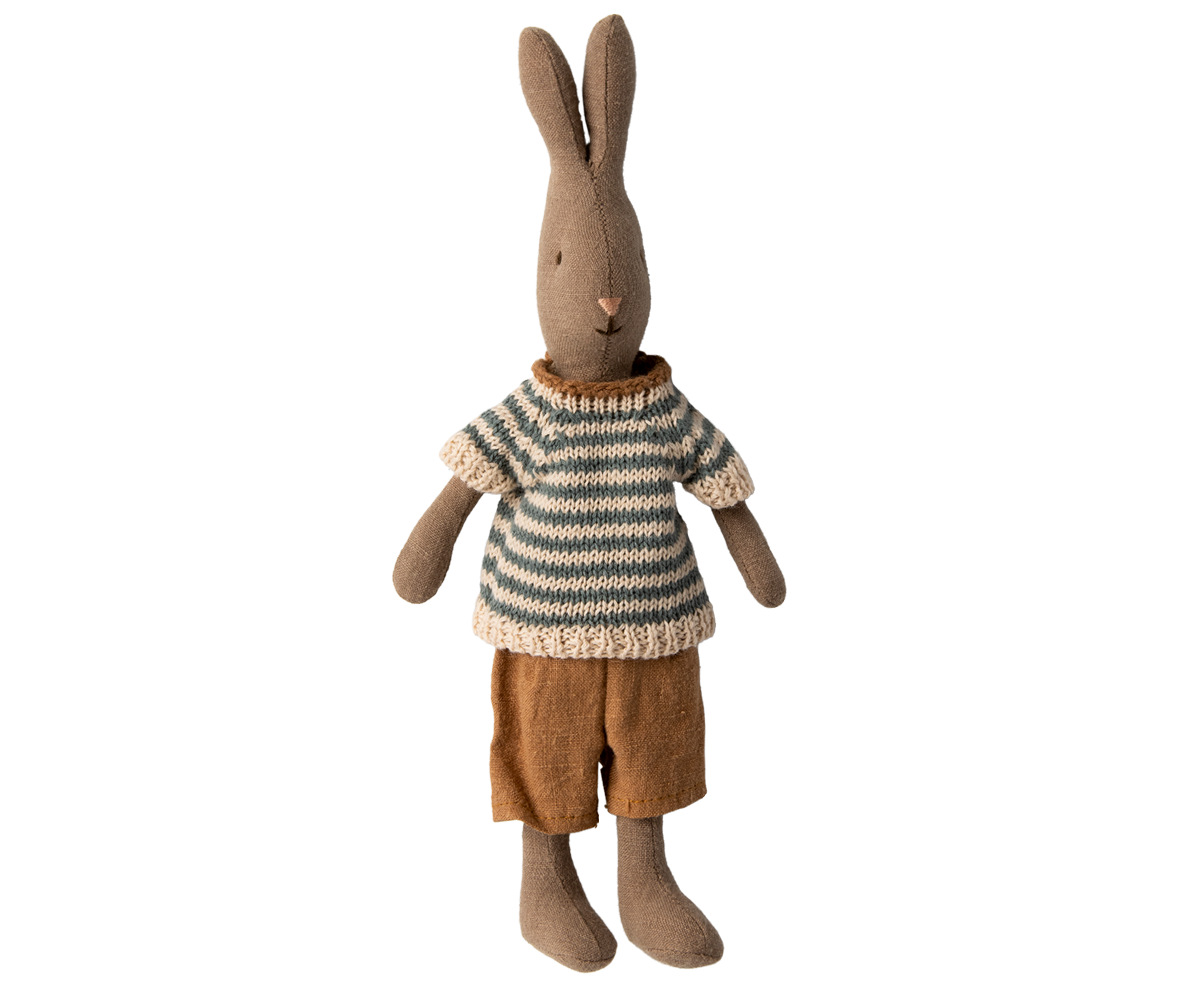 Kaninchen Größe 1, Braun - Shirt und Shorts