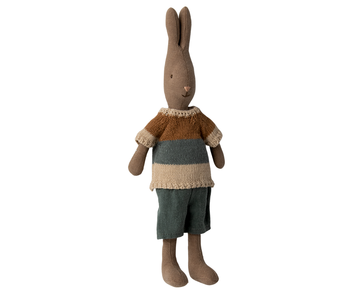 Kaninchen Größe 2, Braun - Shirt und Shorts