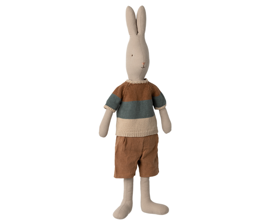 Kaninchen Größe 4, Klassisch - Strickhemd und Shorts