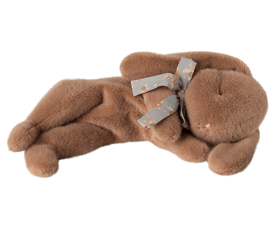Maileg Sleeping Kitten Plush, Medium- Black