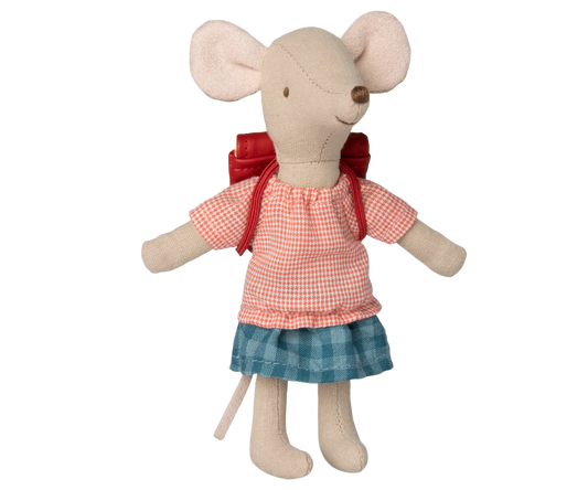 Tricycle mouse, Big sister with bag  - Red