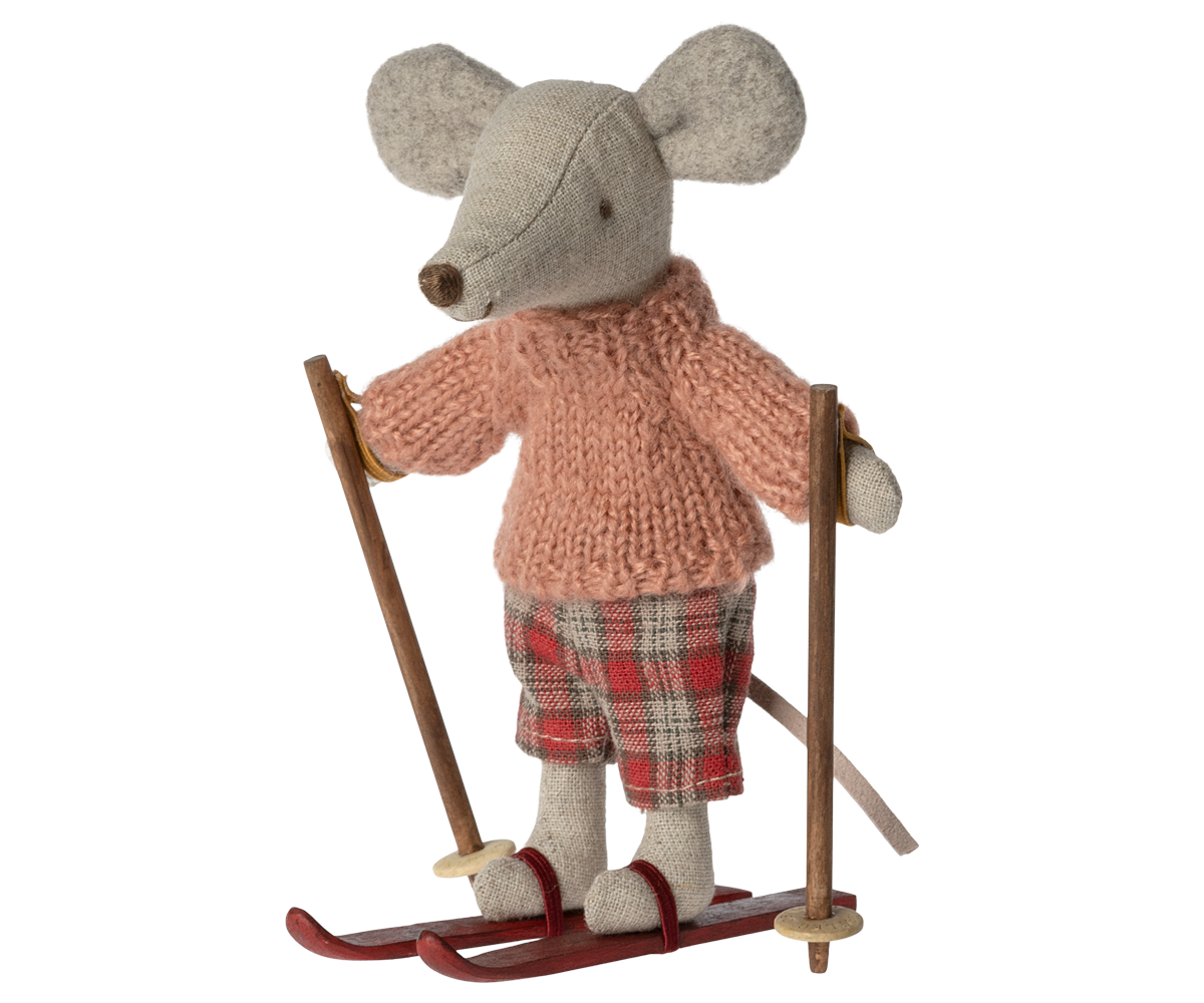 Winter mouse with ski set, Big sister - Maileg Germany