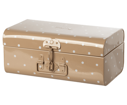 Storage suitcase, Small - Rose w. dots