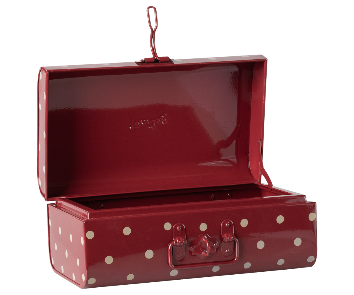 Storage suitcase Small Red with dots Maileg EU