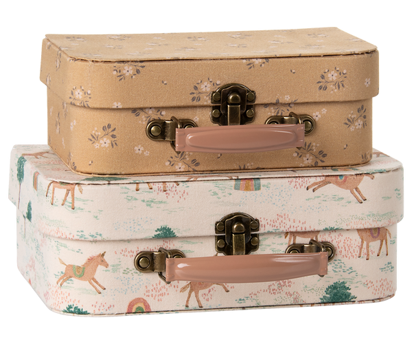 Suitcase set, 2 pcs - Unicorn – Maileg EU