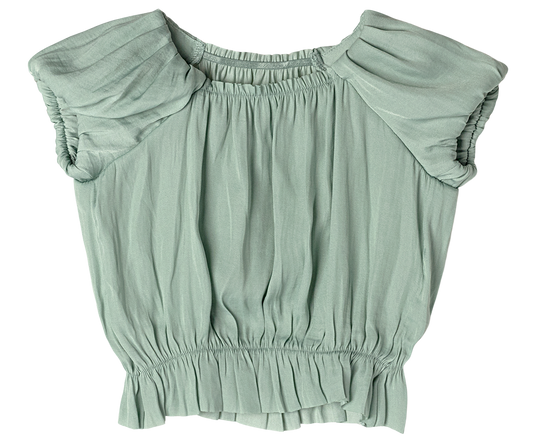 Princess blouse, 2-3 years - Mint