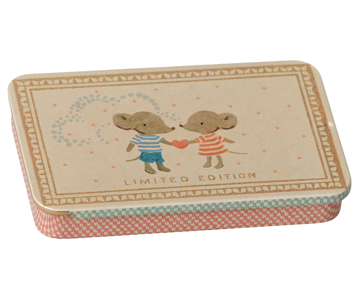 Metal box w. sliding lid - Mice – Maileg EU